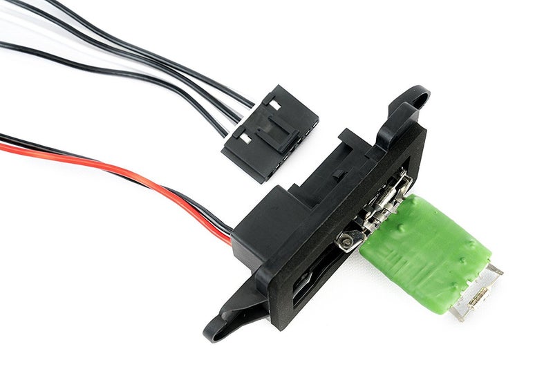 AA Ignition مجموعة مقاوم موتور مروحة التكييف مع الحزام - بديل 89019088، 973-405، 15-81086، 22807123 - متوافق مع سيارات شيفروليه، جي إم سي وكاديلاك - سيلفرادو، تاهو، سوبربان والمزيد - مروحة التدفئة/التكييف - Image 1